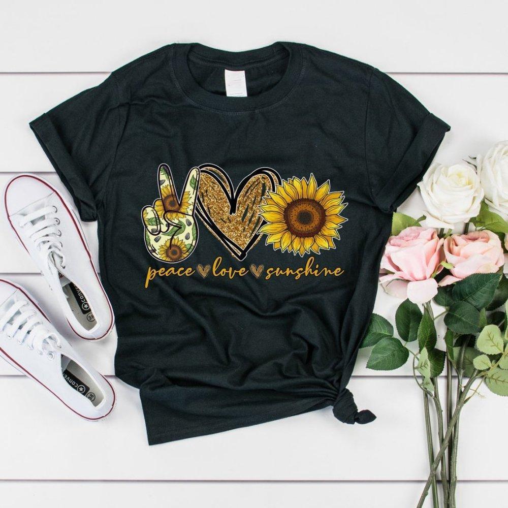 Peace, Love, Sunshine Shirt, Suxxxower Shirt